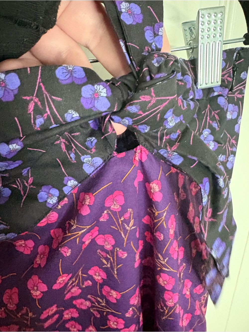 J.Crew x Liberty Tie-Waist Midi Skirt Mixed Floral Size 6 - Picture 4 of 9
